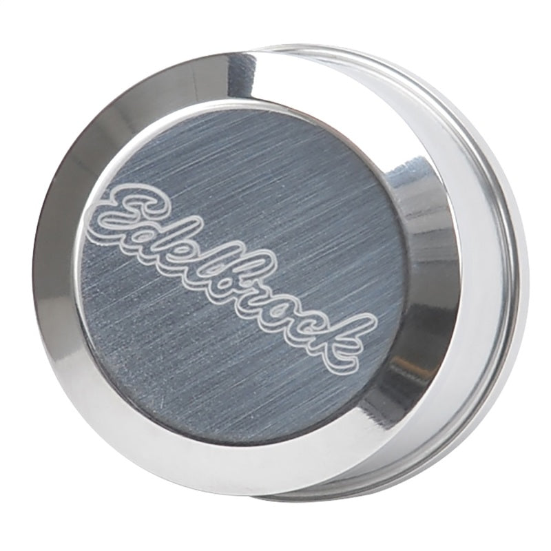 Edelbrock Billet Aluminum Breather with polished finish 4213 Photo - Unmounted