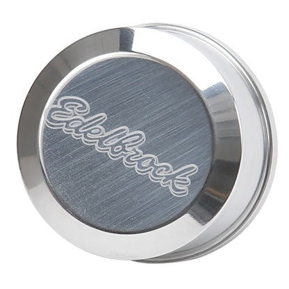 Edelbrock Billet Aluminum Breather with polished finish 4213 Photo - Unmounted