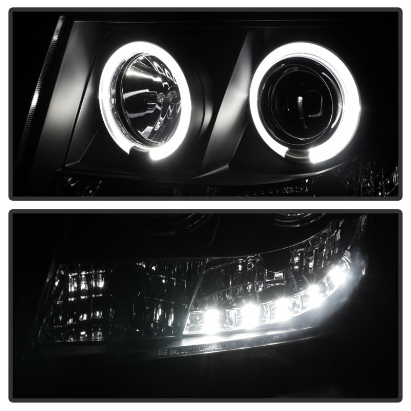 Spyder Chevy Suburban 1500 07-14 Projector Headlights LED Halo LED Blk Smke PRO-YD-CSUB07-HL-BSM 5078346 5078346 User 1
