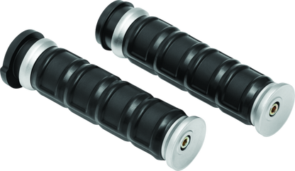 Kuryakyn Dillinger Grips Tbw Sil 6674 6674 Photo - Primary