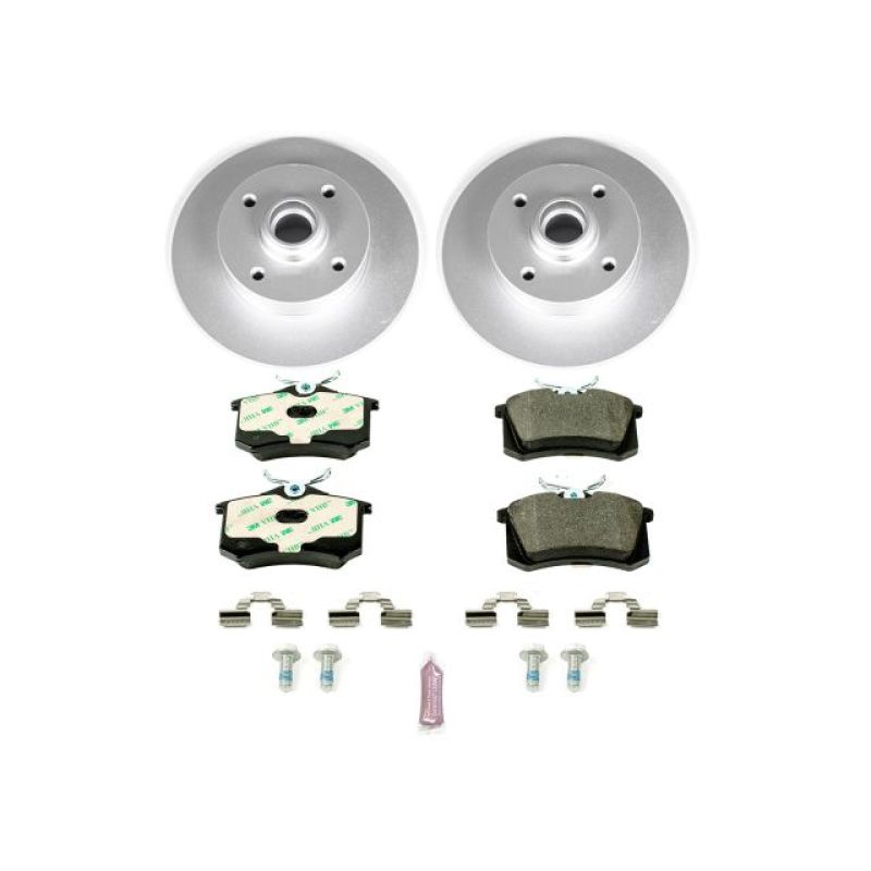 PowerStop Power Stop 99-02 Volkswagen Cabrio Rear Euro-Stop Brake Kit ESK369 ESK369 Photo - Primary