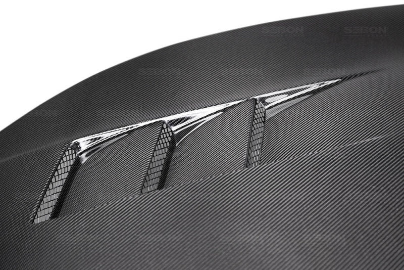 Seibon 2016-2018 Honda Civic Coupe/Sedan/Hatchback TS-Style Carbon Fiber Hood HD16HDCV-TS HD16HDCV-TS Photo - Primary