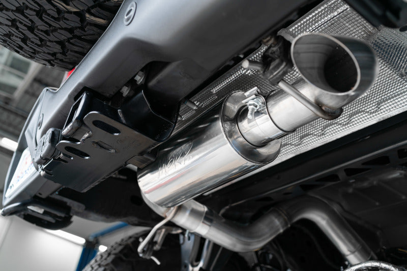 MBRP 21-Up Ford Bronco 2.3L/2.7L EcoBoost 2/4DR T304 Stainless Steel High Clearance Cat-back Exhaust S5237304 S5237304 Photo - Close Up