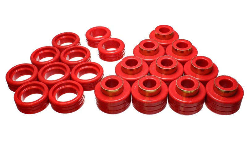 Energy Suspension Body Mount Set Red Chevrolet Tahoe All 1995-1999 3.4146R Photo - Primary