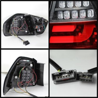 Spyder BMW E90 3-Series 06-08 4Dr LED Indicator LED Tail Lights Blk ALT-YD-BE9006-LBLED-G2-BK 5071958 5071958 Photo - Primary