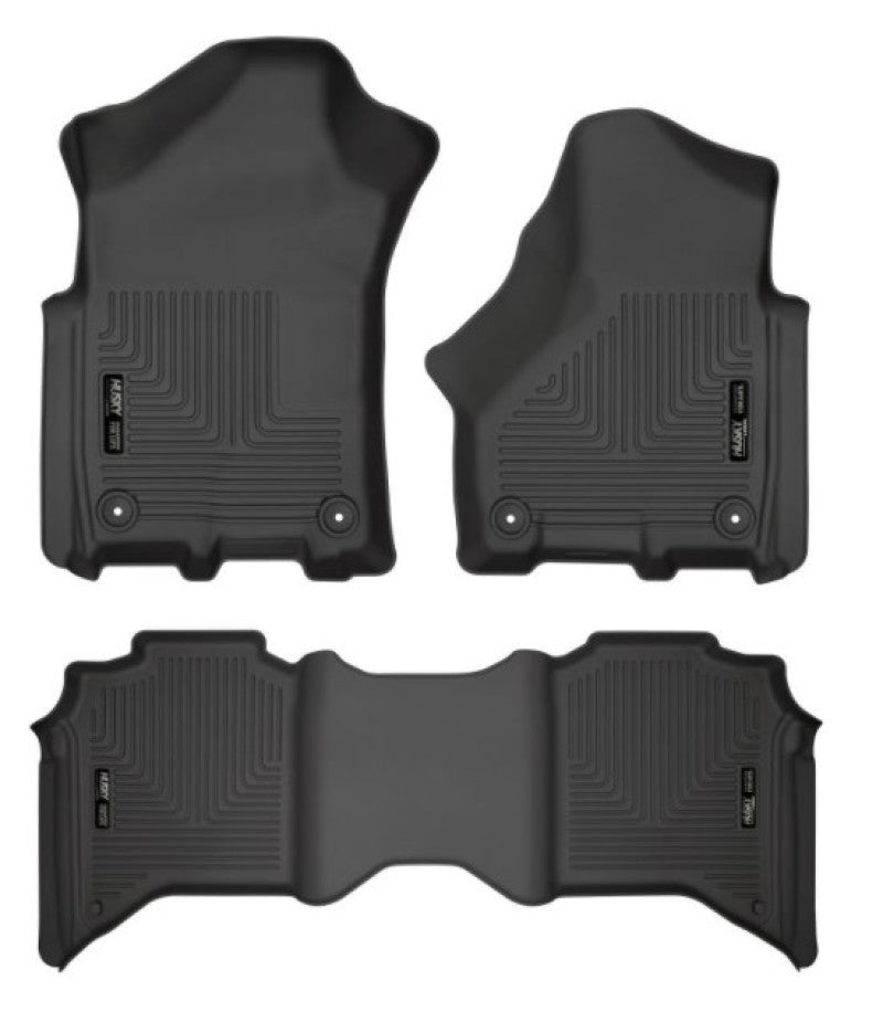 Husky Liners 19-21 Ram 2500/3500 Crew Cab Weatherbeater Black Front & 2nd Seat Floor Liners 94111 94111 User 1