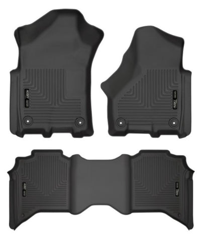 Husky Liners 19-21 Ram 2500/3500 Crew Cab Weatherbeater Black Front & 2nd Seat Floor Liners 94111 94111 User 1