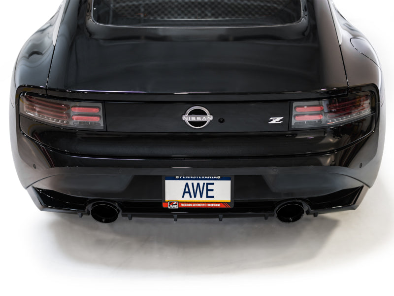 AWE Tuning AWE 2023 Nissan Z RZ34 RWD Track Edition Catback Exhaust System w/ Diamond Black Tips 3020-33400 3020-33400 Photo - Mounted