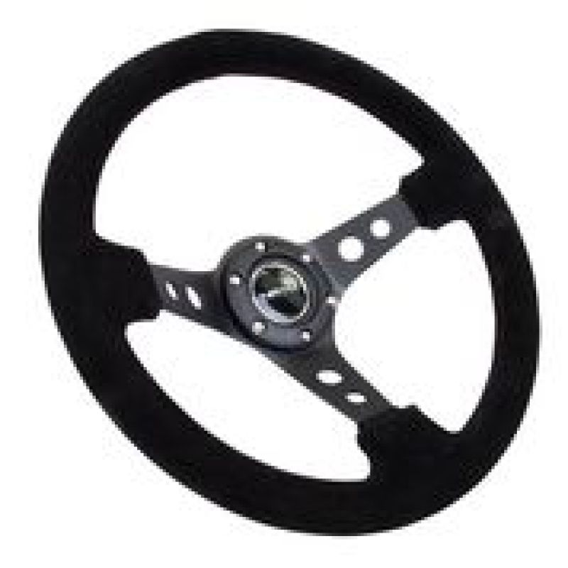 NRG Reinforced Steering Wheel - 350mm Sport Steering Wheel (3" Deep) RST-006-S User 1