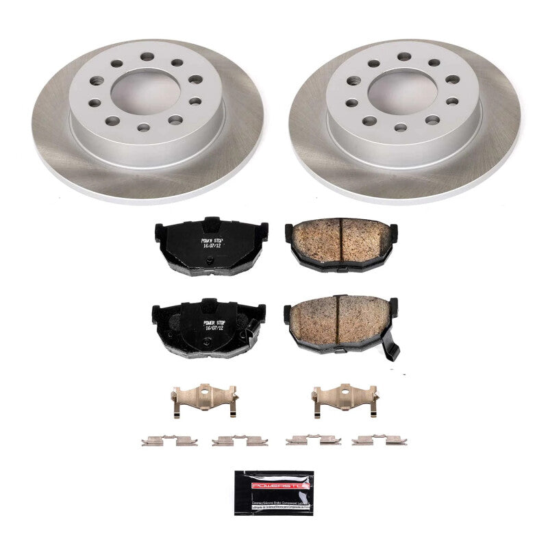 PowerStop Power Stop 03-08 Hyundai Tiburon Rear Semi-Coated Rotor Kit SC170 SC170 Photo - Primary