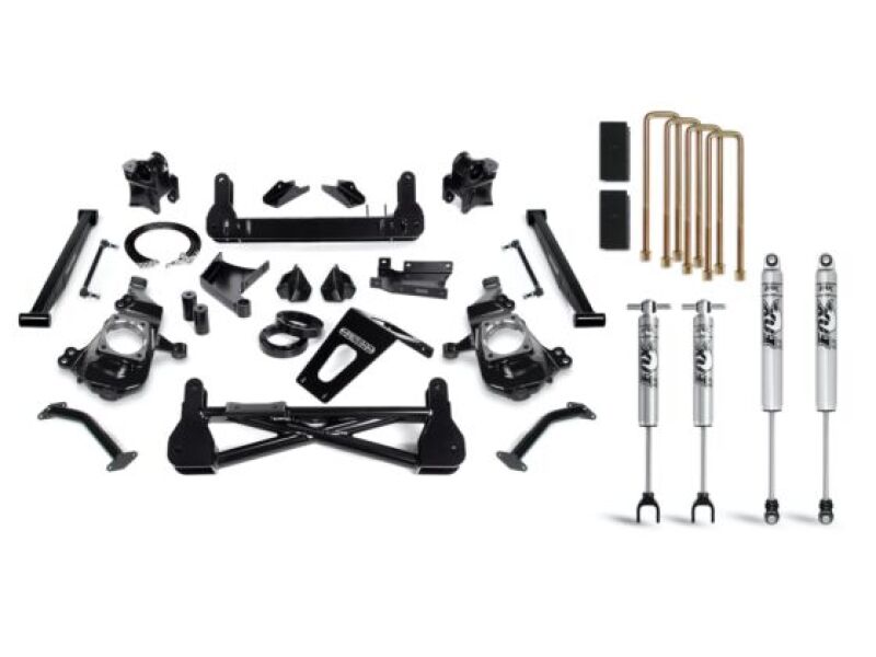Cognito 20-24 Chevy/GMC Silv/Sierra 2500/3500 HD 2WD/4WD 7in Std Lift Kit w/ Fox PSMT 2.0 Shocks 110-P1032 110-P1032 Photo - Primary