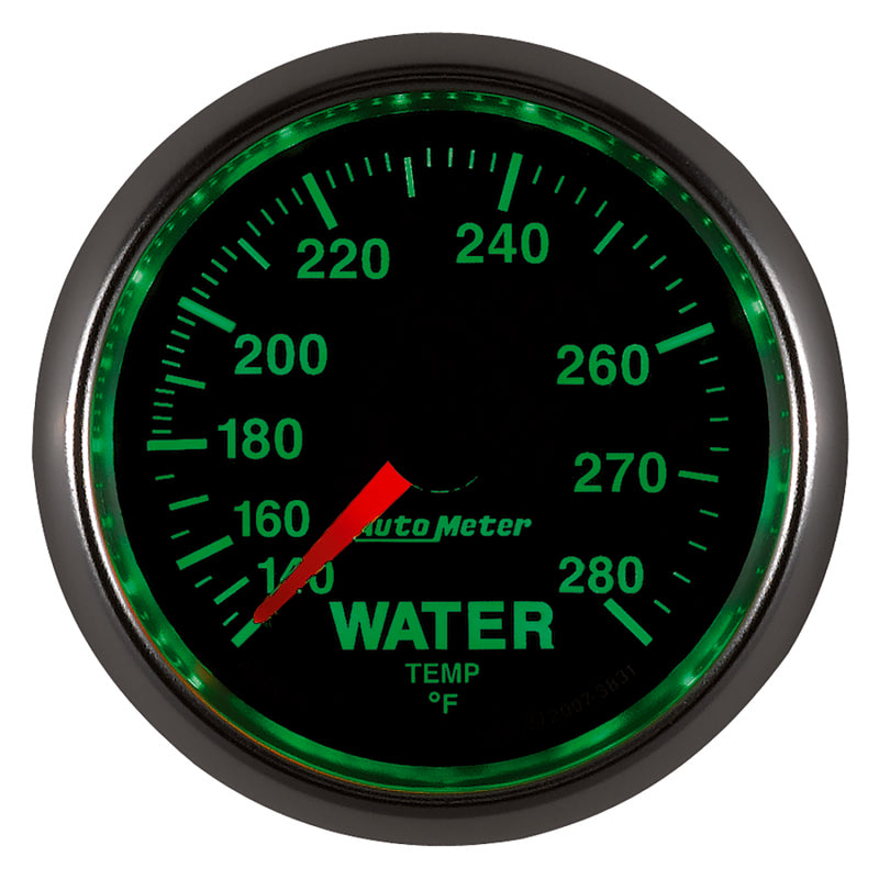 AutoMeter Gauge Water Temp 2-1/16in. 140-280 Deg. F Mechanical Gs 3831 3831 User 4