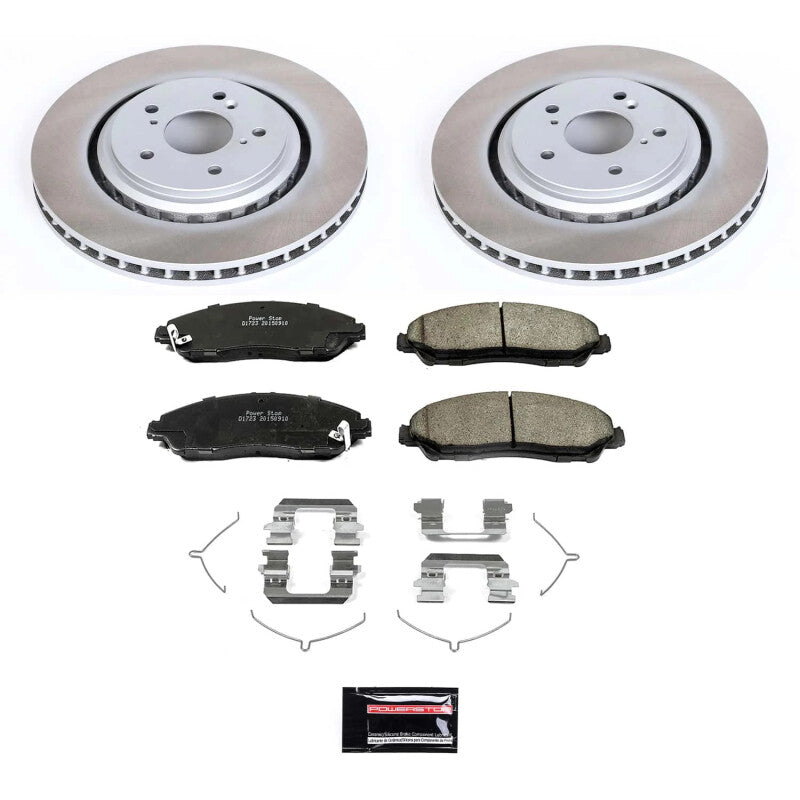 PowerStop Power Stop 14-16 Acura MDX Front Semi-Coated Rotor Kit SC6957 SC6957 Photo - Primary