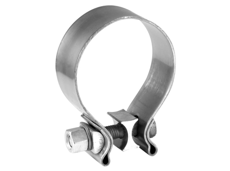 Borla Universal 2.25in (57mm) Stainless Steel Half Moon Clamp 18322 18322 Photo - Primary