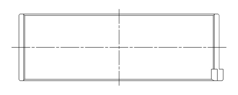ACL L3-VDT MZR Duratec 2260cc Turbo Standard Size High Performance Rod Bearing Set 4B8172H-STD 4B8172H-STD Technical Drawing