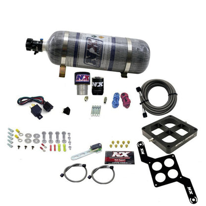 Nitrous Express Single Entry Crossbar RNC .178 4500 Flange Nitrous Kit (250-650HP) w/Comp Bottle 63970-12 63970-12 Photo - Primary