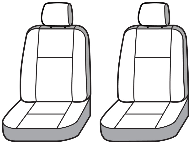 Covercraft 24-25 Ford F250-F550 King Ranch Leatherette PrecisionFit Custom Front Seat Covers - Stone GTF4423ABLTSN GTF4423ABLTSN Photo - out of package