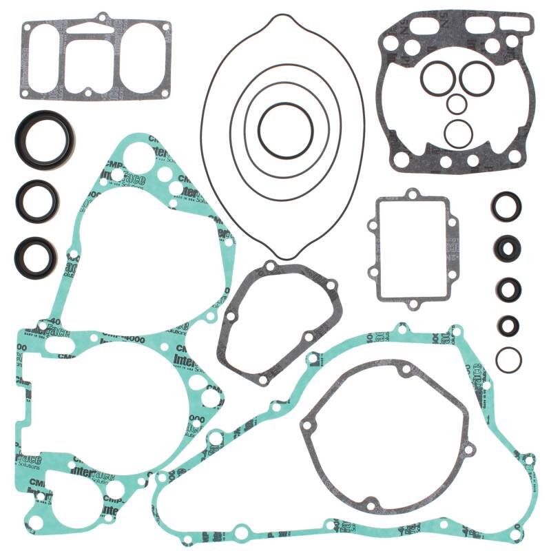 Vertex Pistons Vertex Gaskets 96-98 Suzuki RM250 Complete Gasket Kit w/ Oil Seals 811580 811580 Photo - Primary