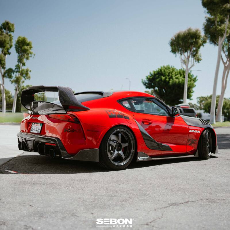 Seibon Carbon Fiber Rear Spoiler For 2020-2023 Toyota Supra RS20TYSUP-TD User 1