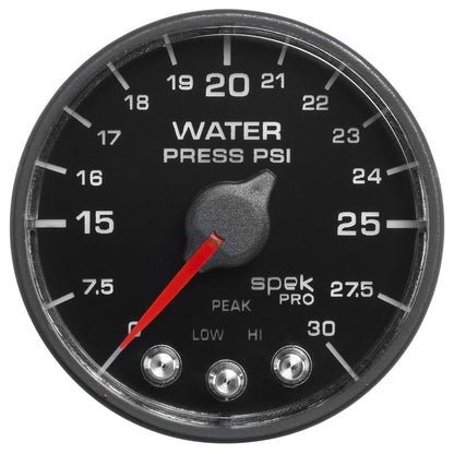 Autometer Spek-Pro - Nascar 2-1/16in Water Press 0- 30 psi Bfb P550328-N1 P550328-N1 User 2