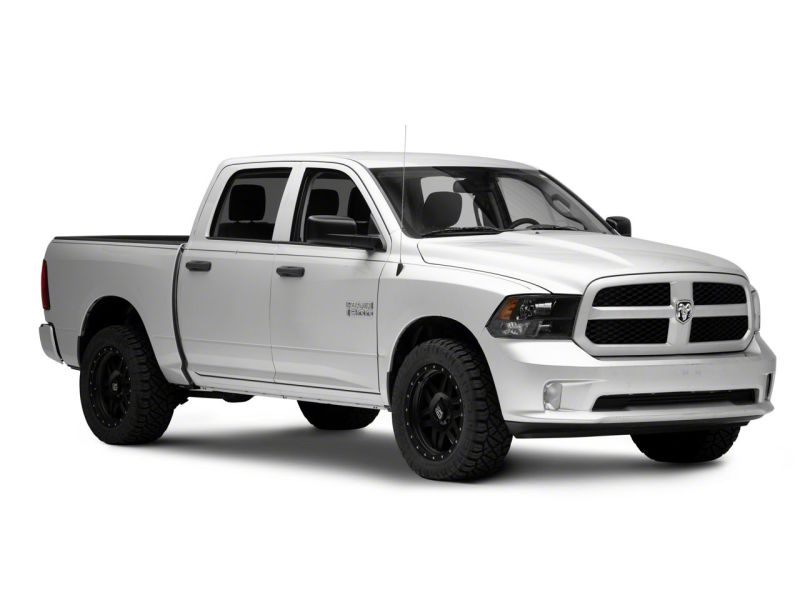 Raxiom 09-18 Dodge RAM 1500 Axial Series Euro Style Headlights w/ Dual Bulb Blk Housing (Clear Lens) R118016 R118016 Photo - Close Up
