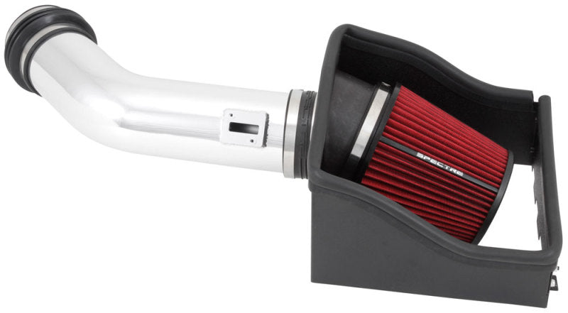 Spectre 11-14 Ford F150 SVT Raptor V8-6.2L F/I Air Intake Kit - Polished w/Red Filter 9977 9977 Photo - Primary
