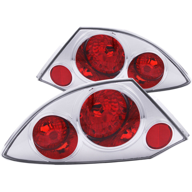 Anzo 2000-2005 Mitsubishi Eclipse Tail lights Chrome 221080 Photo - Primary