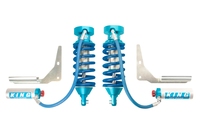 King Shocks 2005+ Nissan Frontier Front 2.5 Dia Remote Reservoir Coilover w/Adjuster (Pair) 25001-111A 25001-111A Photo - Primary