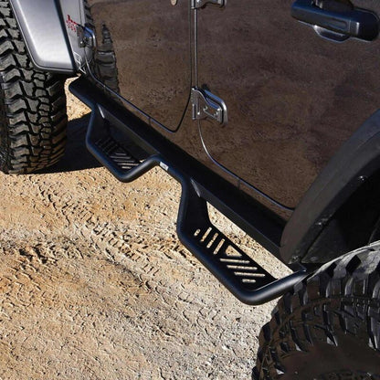 Westin 18-22 Jeep Wrangler JL Unlimited Outlaw Nerf Step Bars 20-14065 20-14065 Photo - Mounted