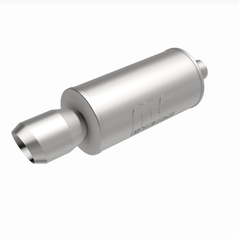 MagnaFlow 7" Round Center/Center Performance Muffler With Tip 14836 360 Degree Image Set