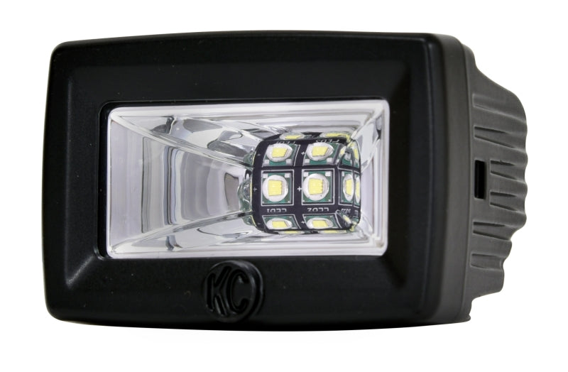 KC HiLiTES C-Series 2in. C2 LED Light 20w Area Flood Beam (Single) - Black 1328 1328 User 1