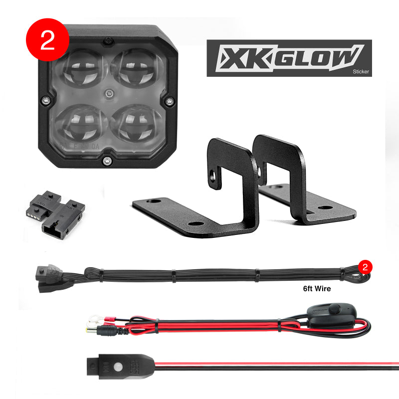 XKGLOW C3 Cube Fog Beam Rgb Kit XK065001-FO-KIT XK065001-FO-KIT User 1