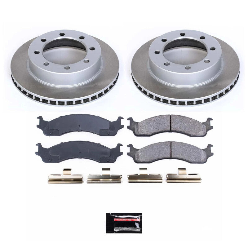 PowerStop Power Stop 95-97 Ford F-350 Front Semi-Coated Rotor Kit SC5089 SC5089 Photo - Primary