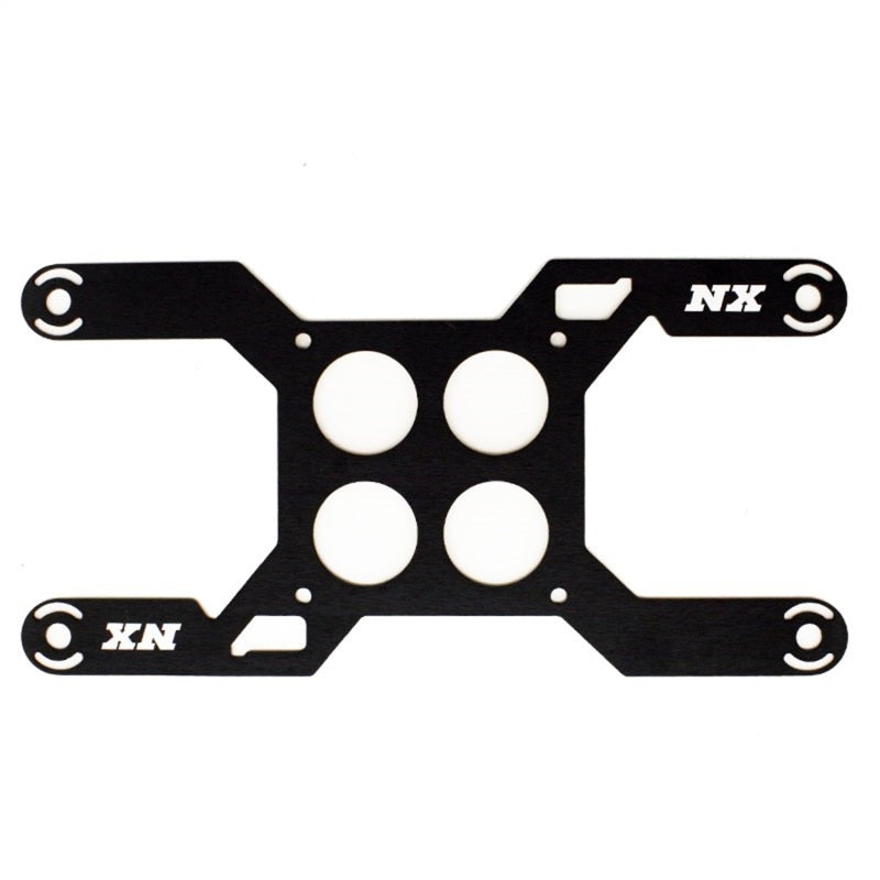 Nitrous Express Carb Plate Solenoid Bracket for Dominator (4 Solenoid) 15729D 15729D Photo - Primary