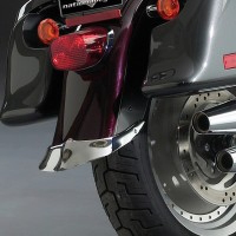 National Cycle 01-06 Harley Davidson FLSTF Fat Boy Rear Fender Tips 1pc N7041 N7041 User 1