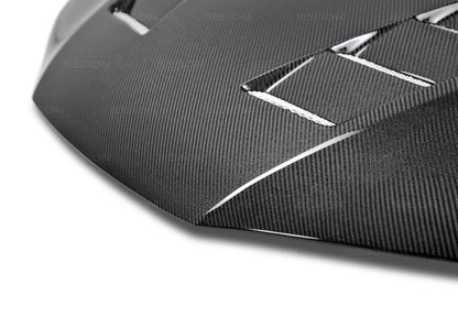 Seibon 14-15 Honda Civic 2dr TS-Style Carbon Fiber Hood HD14HDCV2D-TS HD14HDCV2D-TS Photo - Primary