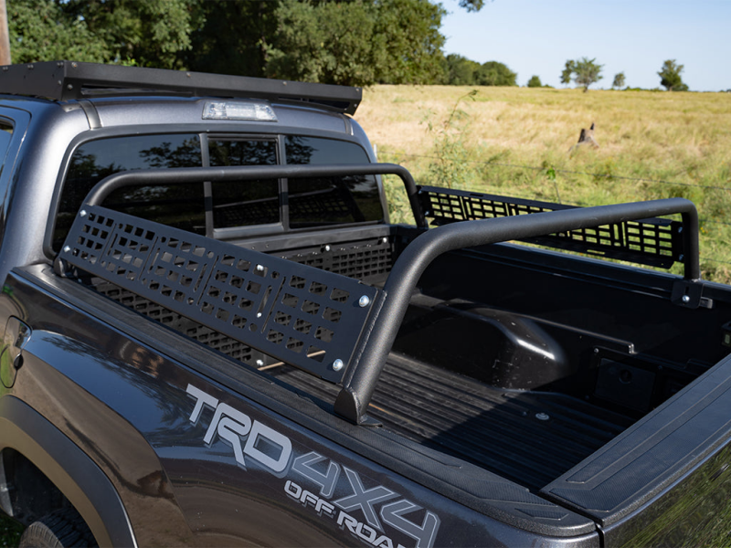 Cali Raised LED Cali Raised 05-23 Toyota Tacoma Overland Bed Bars - 11 Bars Molle Panel Powder Coat Finish CR3690 CR3690 Photo - Primary