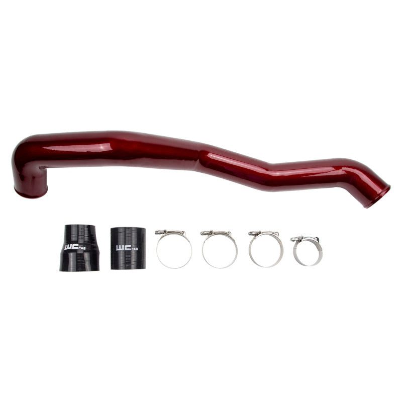 Wehrli 11-16 Chevrolet 6.6L LML Duramax Driver Side 3in Intercooler Pipe - Bengal Red WCF100353-BR WCF100353-BR Photo - Primary