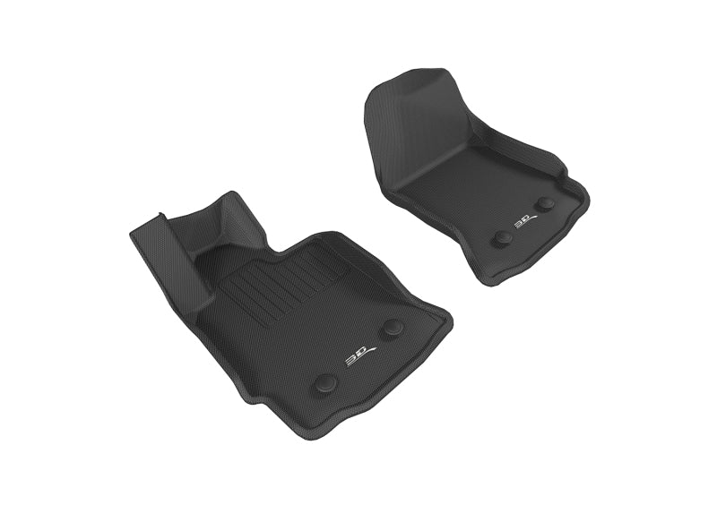 3D MAXpider 2015-2019 Chevrolet Corvette Kagu 1st Row Floormat - Black L1CH07811509 L1CH07811509 Photo - Primary