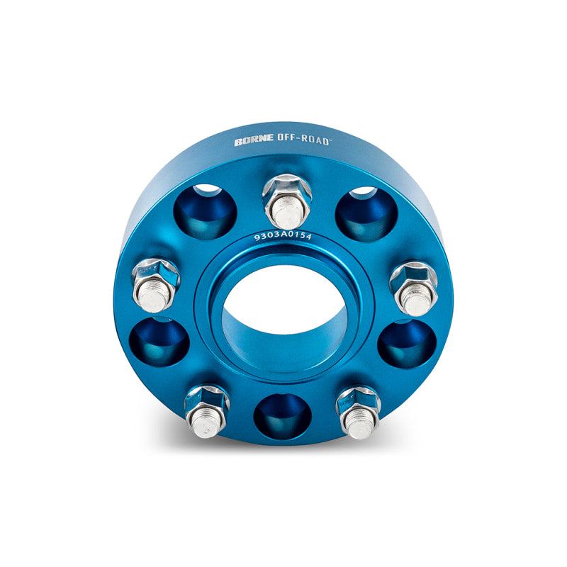 Borne Off-Road Wheel Spacers - 5x127 - 71.6 - 30mm - M14 - Blue BNWS-003-300BL BNWS-003-300BL Photo - Primary