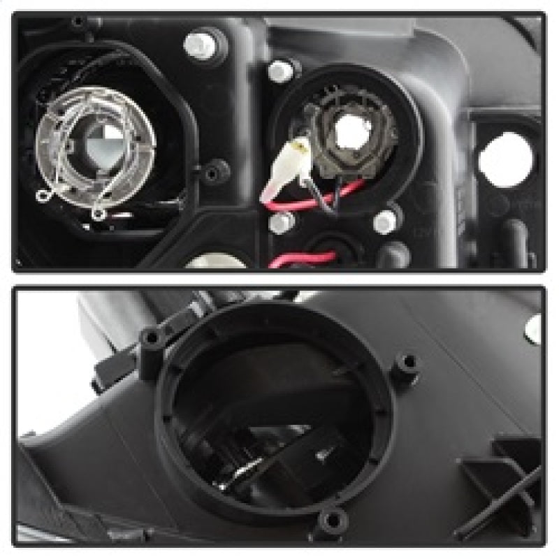 Spyder Subaru WRX 08-09 Projector Headlights - HID Model Only - Black PRO-YD-SWRX08-HID-LBDRL-BK 5083937 5083937 Photo - Unmounted