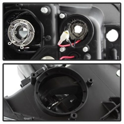 Spyder Subaru WRX 08-09 Projector Headlights - HID Model Only - Black PRO-YD-SWRX08-HID-LBDRL-BK 5083937 5083937 Photo - Unmounted