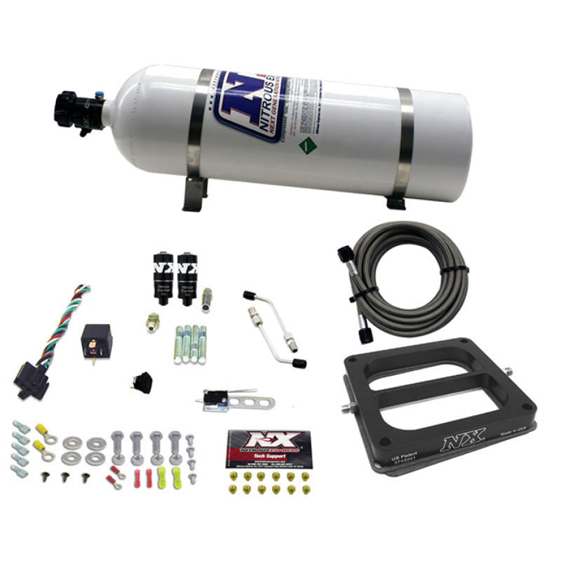Nitrous Express Dominator Hitman Plus Nitrous Kit (50-200HP) w/15lb Bottle 40071-15 40071-15 Photo - Primary