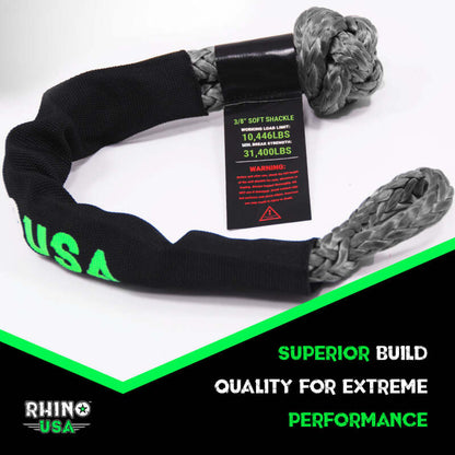 Rhino USA Synthetic Soft Shackle (2Pk 3/8InX22In) (Gray) SFTSHACK38-GRY-2 SFTSHACK38-GRY-2 User 2