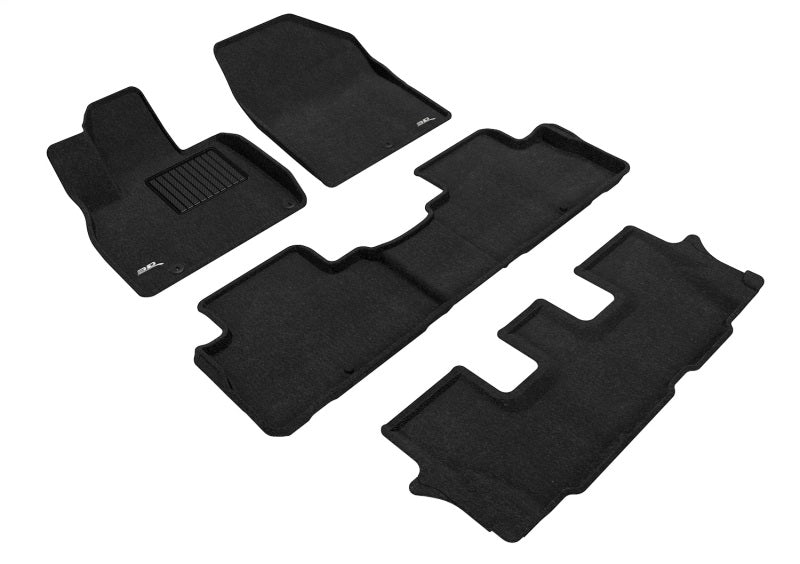3D MAXpider 20-24 Kia Telluride 8-Seat Elegant Black R1 R2 R3 L1KA05204709 L1KA05204709 Photo - Primary