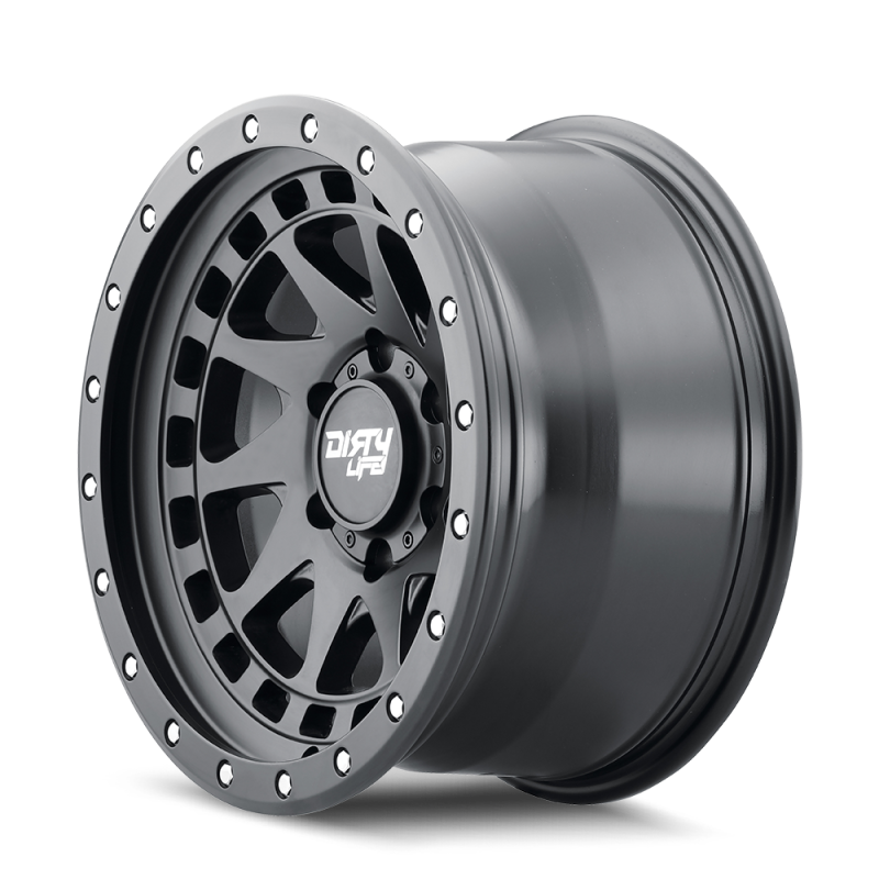 Dirty Life 9311 Enigma Pro 17x9/8x165.1 BP/-12mm Offset/130.8mm Hub Matte Blk Wheel - Beadlock 9311-7981MB12 9311-7981MB12 Photo - Primary