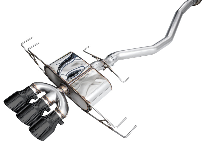AWE Tuning 2024 Acura Integra Type S DE5 FWD Touring Edition Exhaust w/ Triple Diamond Black Tips 3015-53335 3015-53335 Photo - out of package