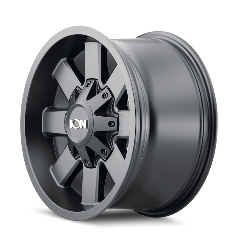 ION Wheels ION Type 141 18x9 / 8x180 BP / 18mm Offset / 124.1mm Hub Satin Black Wheel 141-8978B18 141-8978B18 Photo - Primary