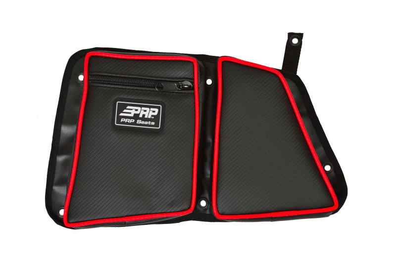 PRP Seats PRP Polaris RZR Rear Door Bag with Knee Pad for Polaris RZR (Driver Side)- Red E40-214 E40-214 Photo - Primary