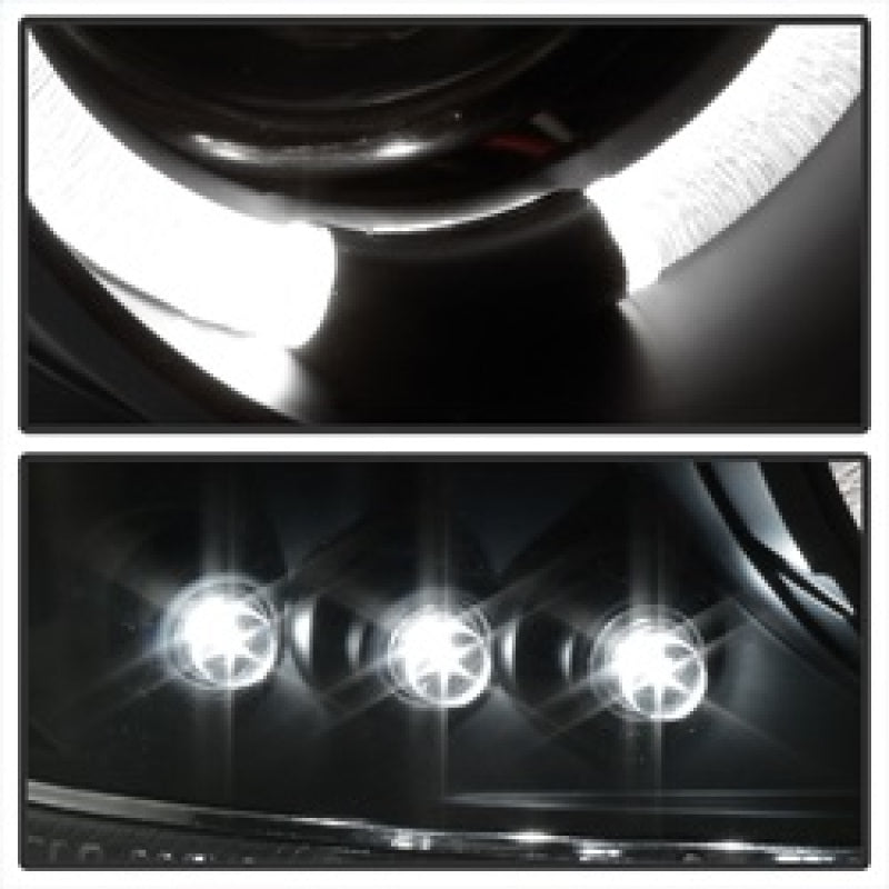 Spyder GMC Sierra 1500/2500/3500 99-06 Projector Headlights LED Halo LED Black PRO-YD-CDE00-HL-BK 5009357 5009357 Photo - Unmounted